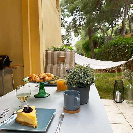 Garden Apartment With Bbq In The Athenian Riviera 外观 照片